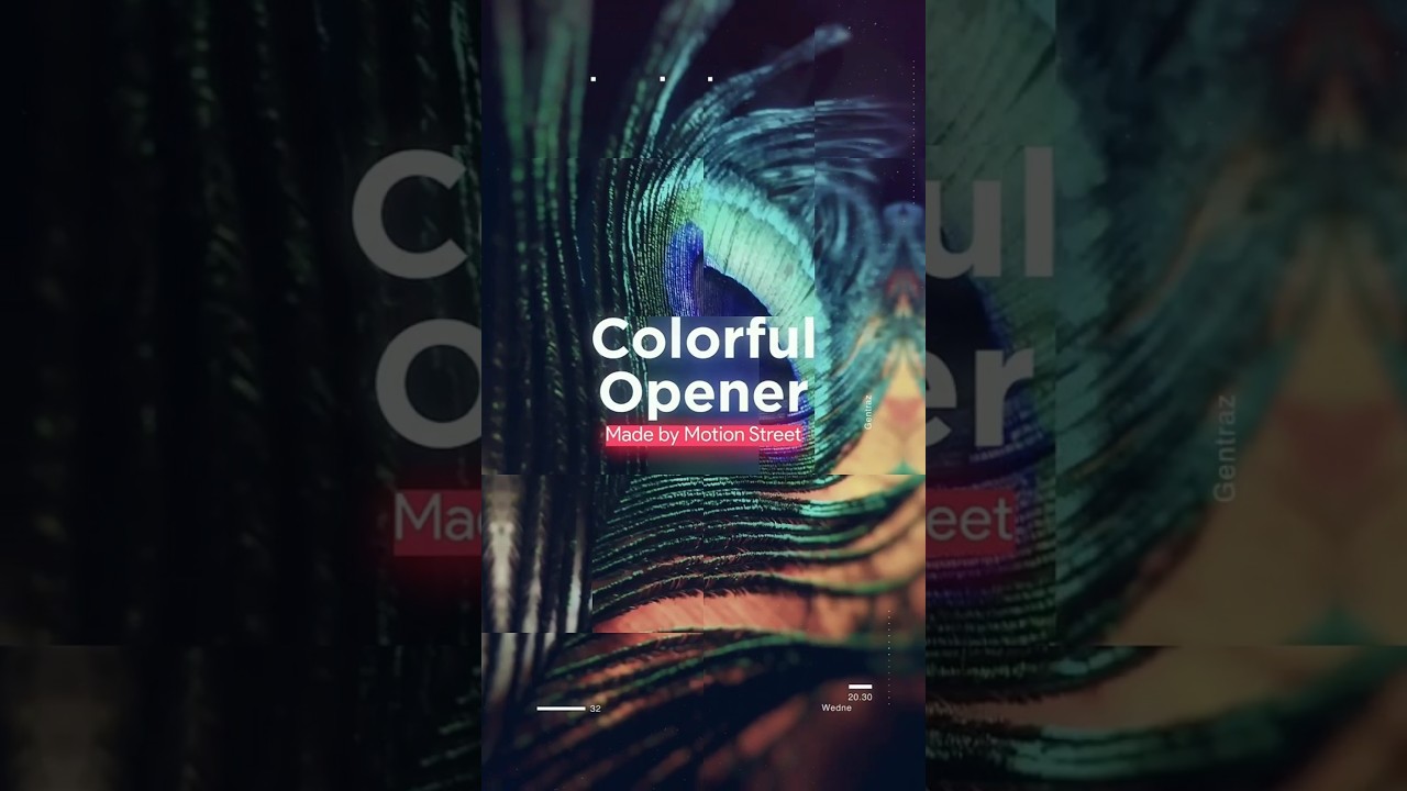 Colorful & Dynamic Opener Template